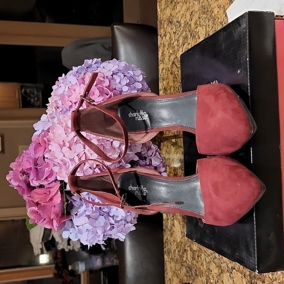 Charlotte Russe Shoes - Charlotte russe plum heels size 9